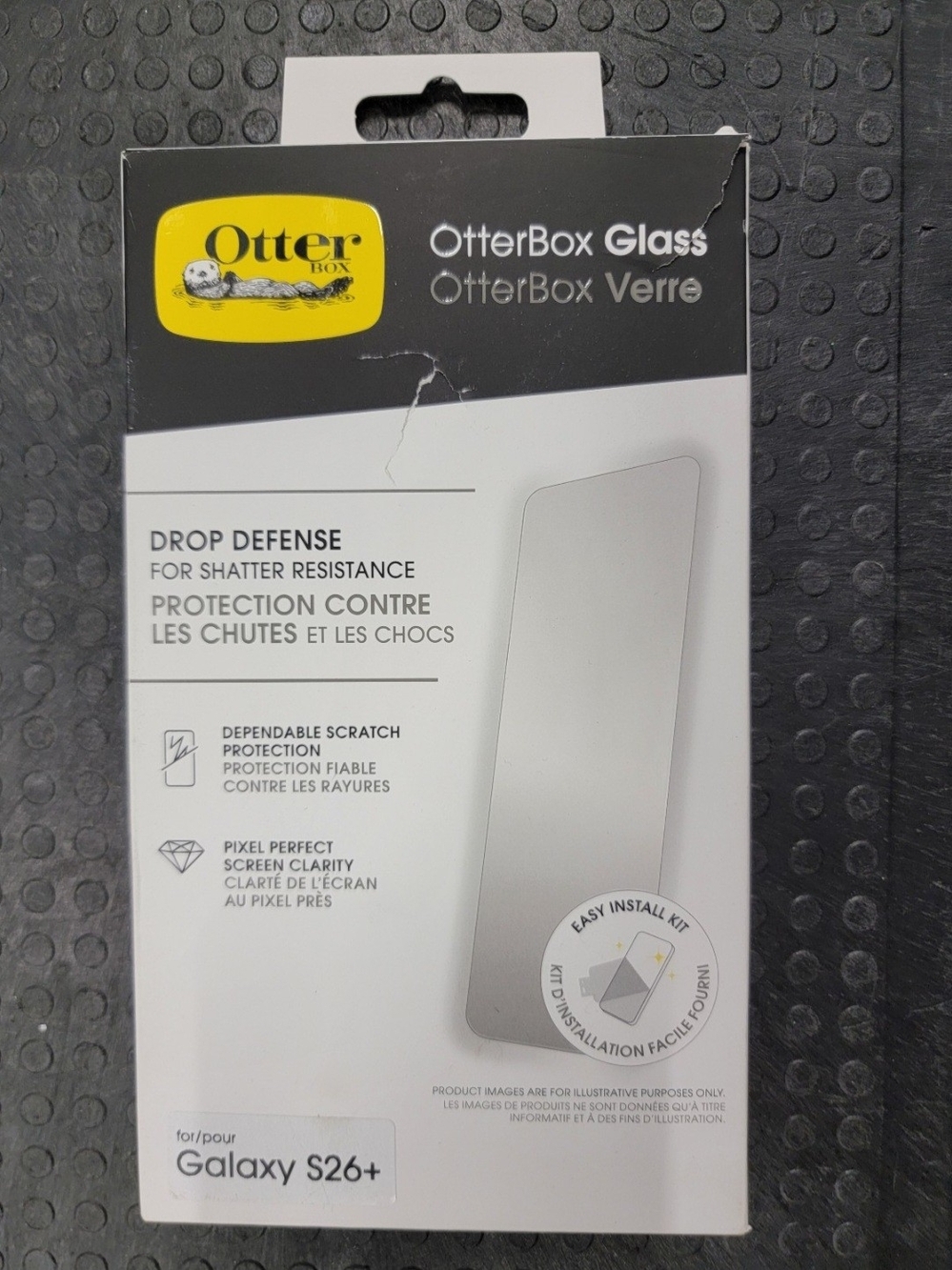 OtterBox Glass Screen Protector — for Samsung S26+, Drop Defense
